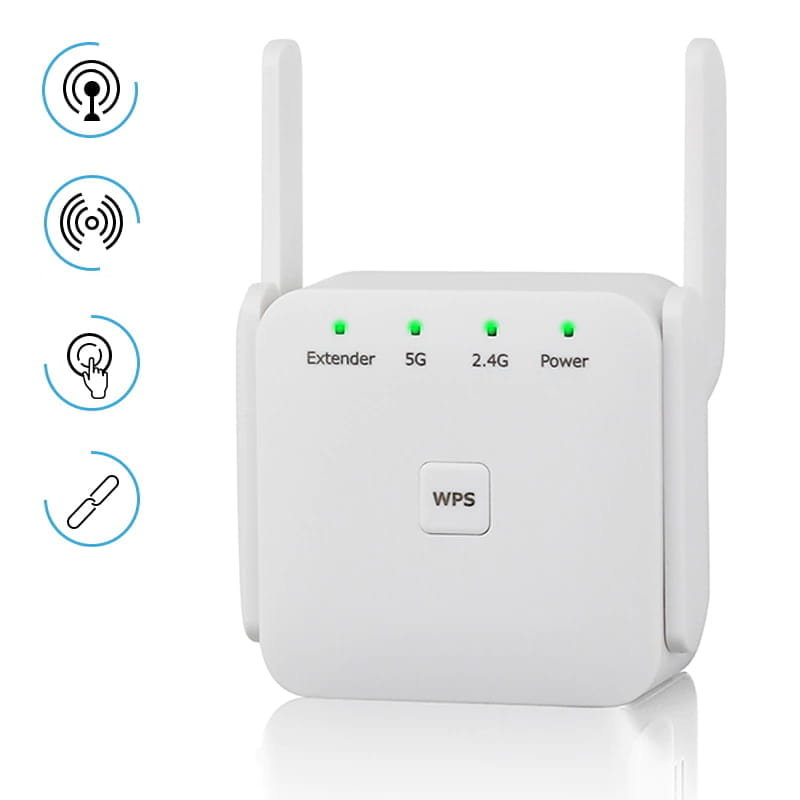 Wzmacniacz Wi-Fi Repeater 2,4 G 5G 1200Mbps 4 anteny