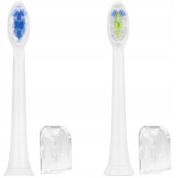 2 x KOŃCÓWKI DO SZCZOTECZKI SONICZNEJ U-SMILER BIAŁE MEDIUM I SOFT