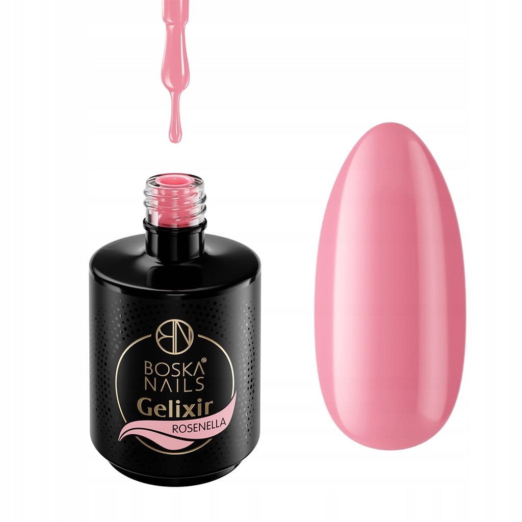Boska Nails, Gelixir, Rosenella, Jednofazowy Żel Budujący Do Paznokci, 15 Ml