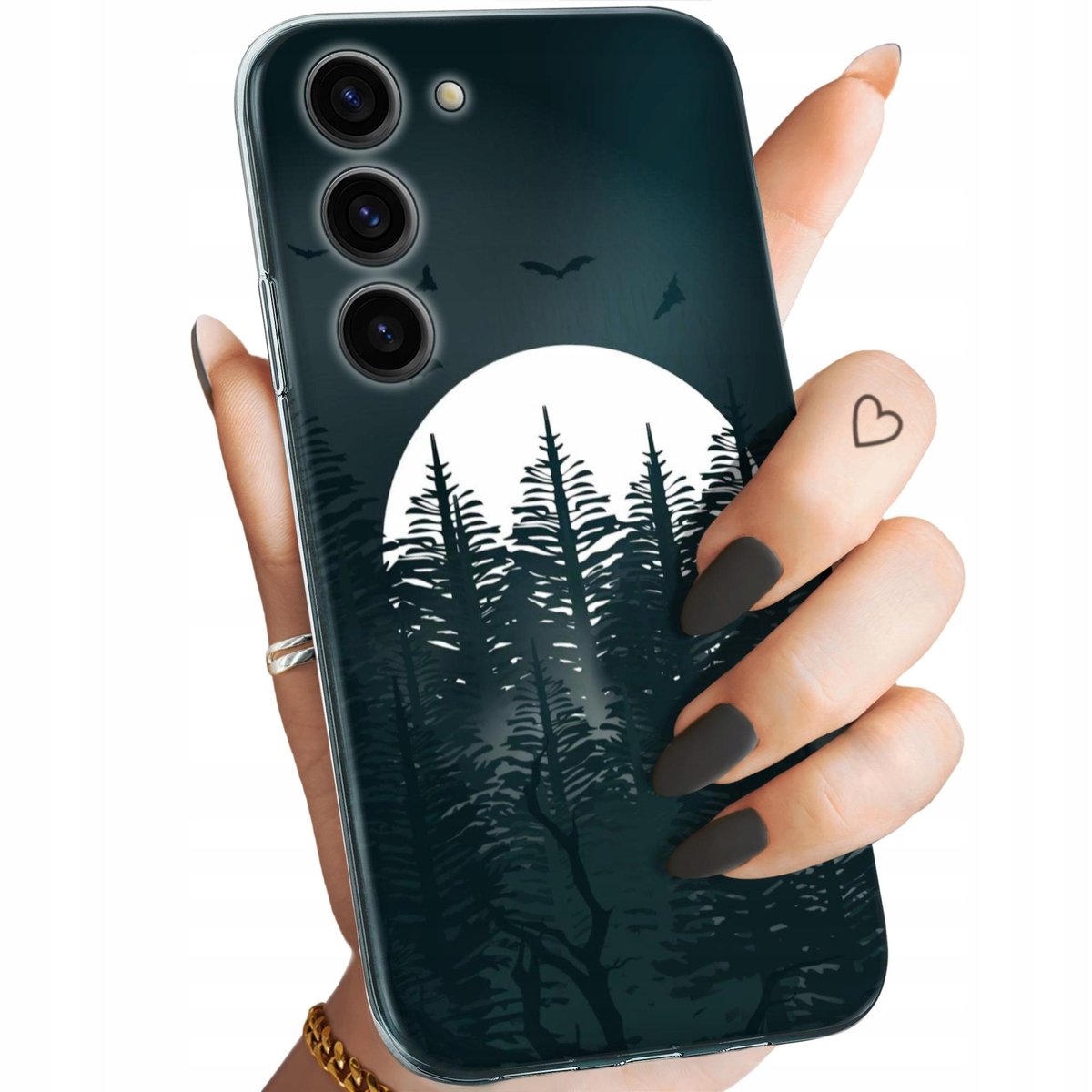 ETUI DO SAMSUNG GALAXY S23 WZORY MROCZNE HORROR STRASZNE OBUDOWA POKROWIEC