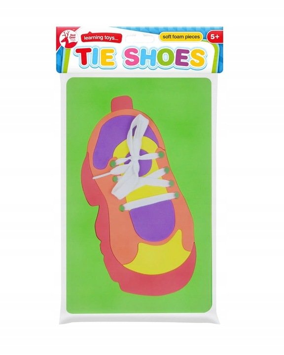 Zabawka edukacyjna dla dzieci wiązanie butów