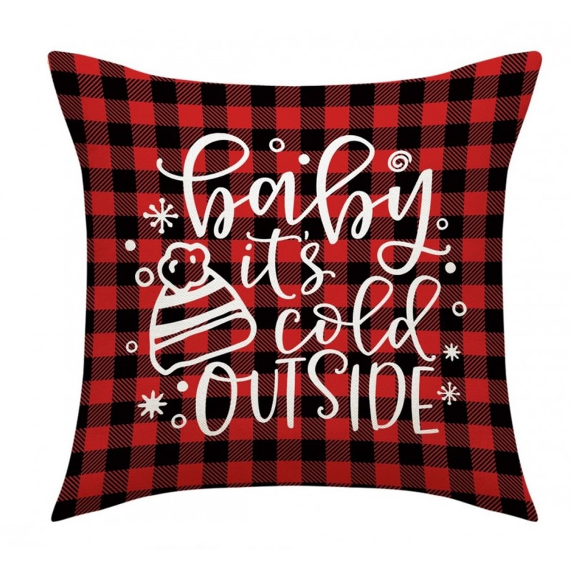 Poszewka Na Poduszkę 45 X 45 Cm Motyw Świąteczny Boho Pod125