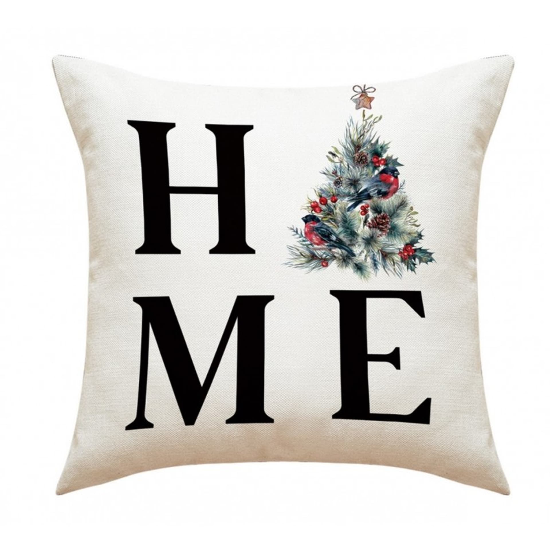 Poszewka Na Poduszkę 45 X 45 Cm Motyw Świąteczny Boho Pod126