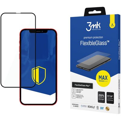 3MK Flexible Glass Max do iPhone XIR czarny