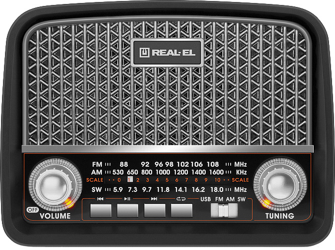Real-El X-520 Czarny (EL121800006)