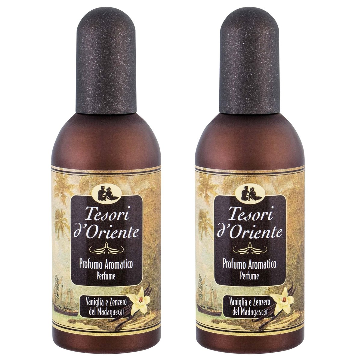 Tesori d'Oriente, Vaniglia e Zenzero, Woda toaletowa, 2x100ml