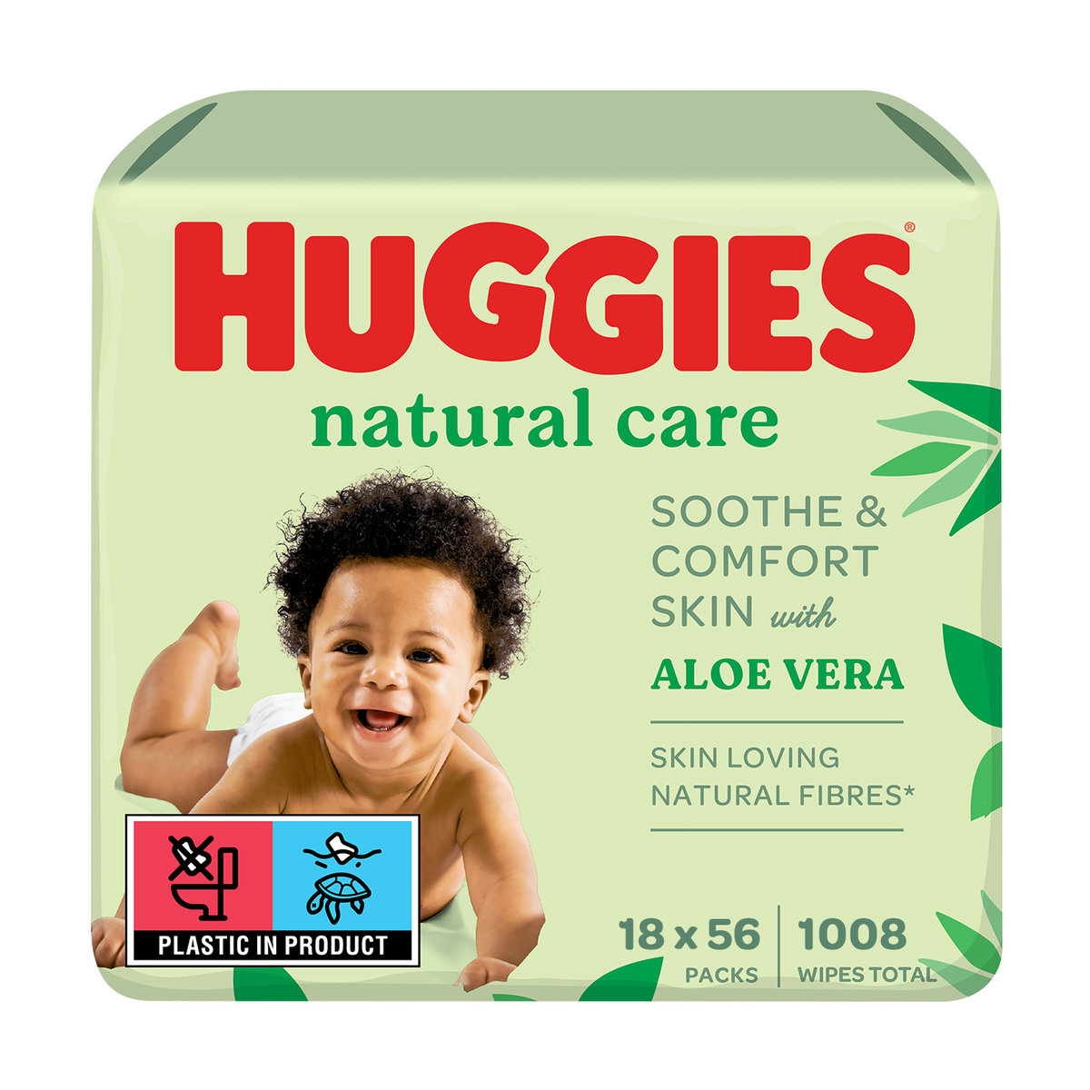 HUGGIES Chusteczki nawilżane Natural Care 18x56szt