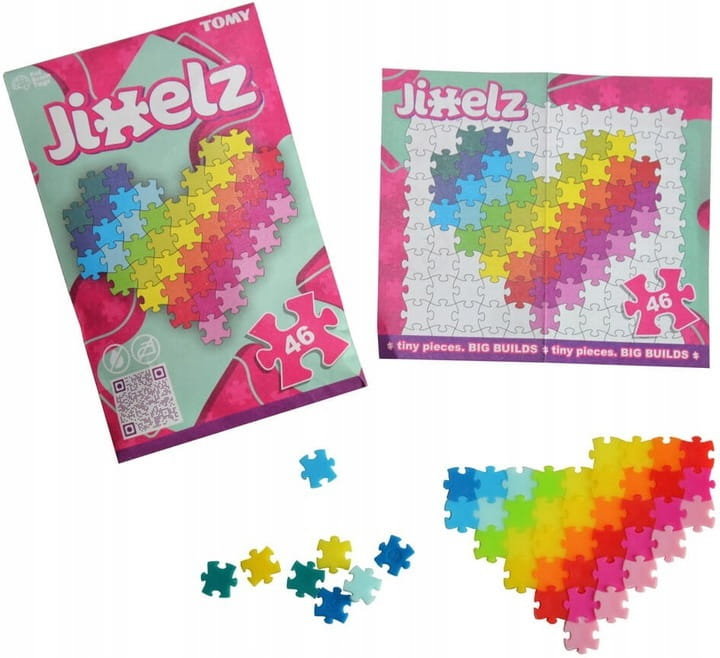 Fat Brain Toys Jixelz Puzzle Serce 46 el.