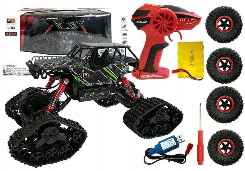 Duży Zdalnie Sterowany Terenowy Samochód Rc Auto Offroad 4X4 Zabawka Pilo >