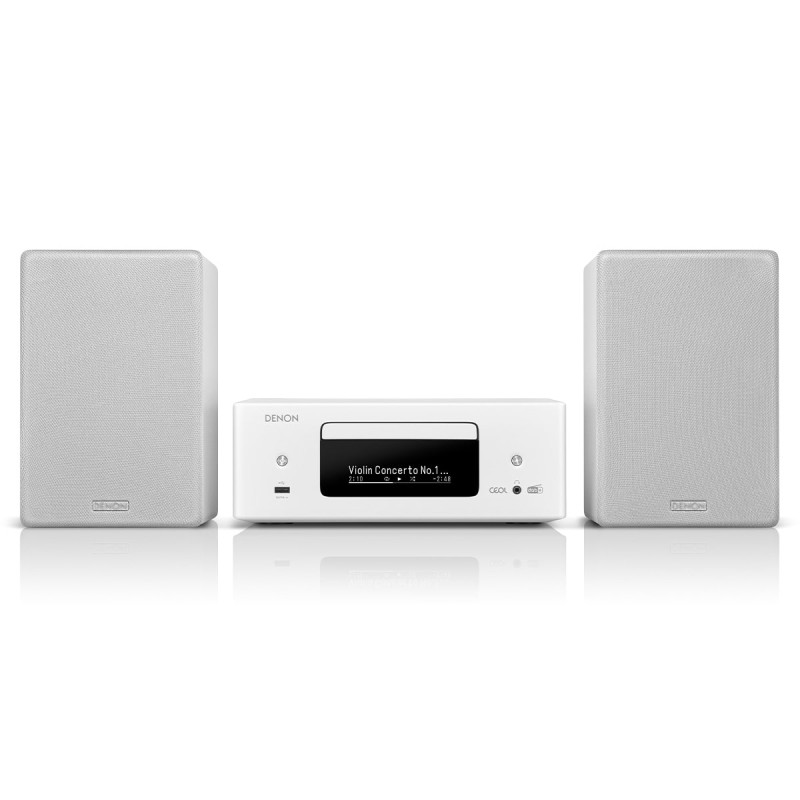 Denon Ceol N12 DAB Mini wieża stereo, Kolor: Biały