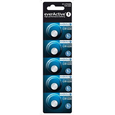 5 x bateria litowa mini everActive CR1220