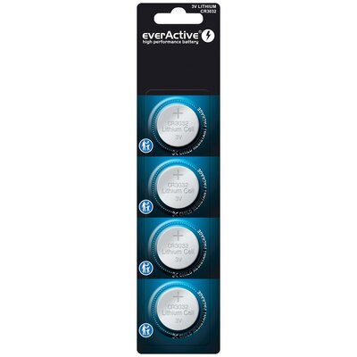 4 x bateria litowa mini everActive CR3032