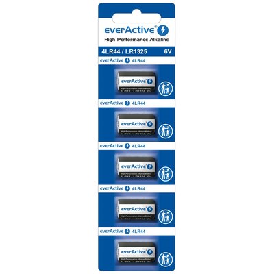 5 x bateria alkaliczna everActive 4LR44 / LR1325 / 544A
