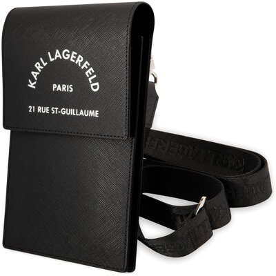 Karl Lagerfeld Etui uniwersalne / wsuwka 170 x 90 mm black Embossed RSG