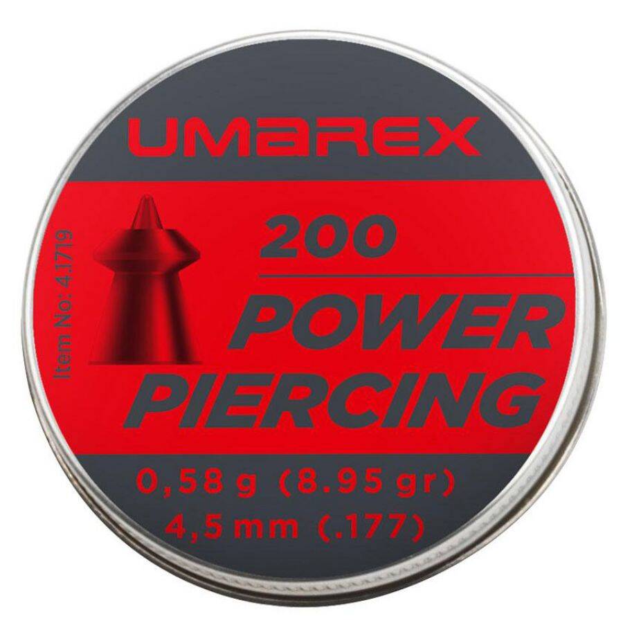 Umarex - Śrut do wiatrówek Power Piercing - 4,5 mm - 200 szt - 4.1719