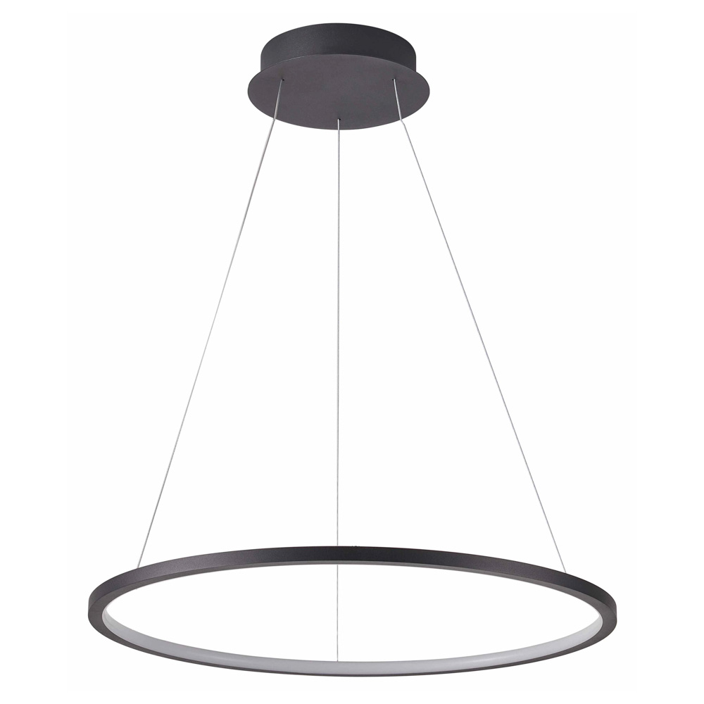 Lampa wisząca LED 38W VINOLA PND-56135B-060RPC-BK-3KS4K-TRDIMM Italux