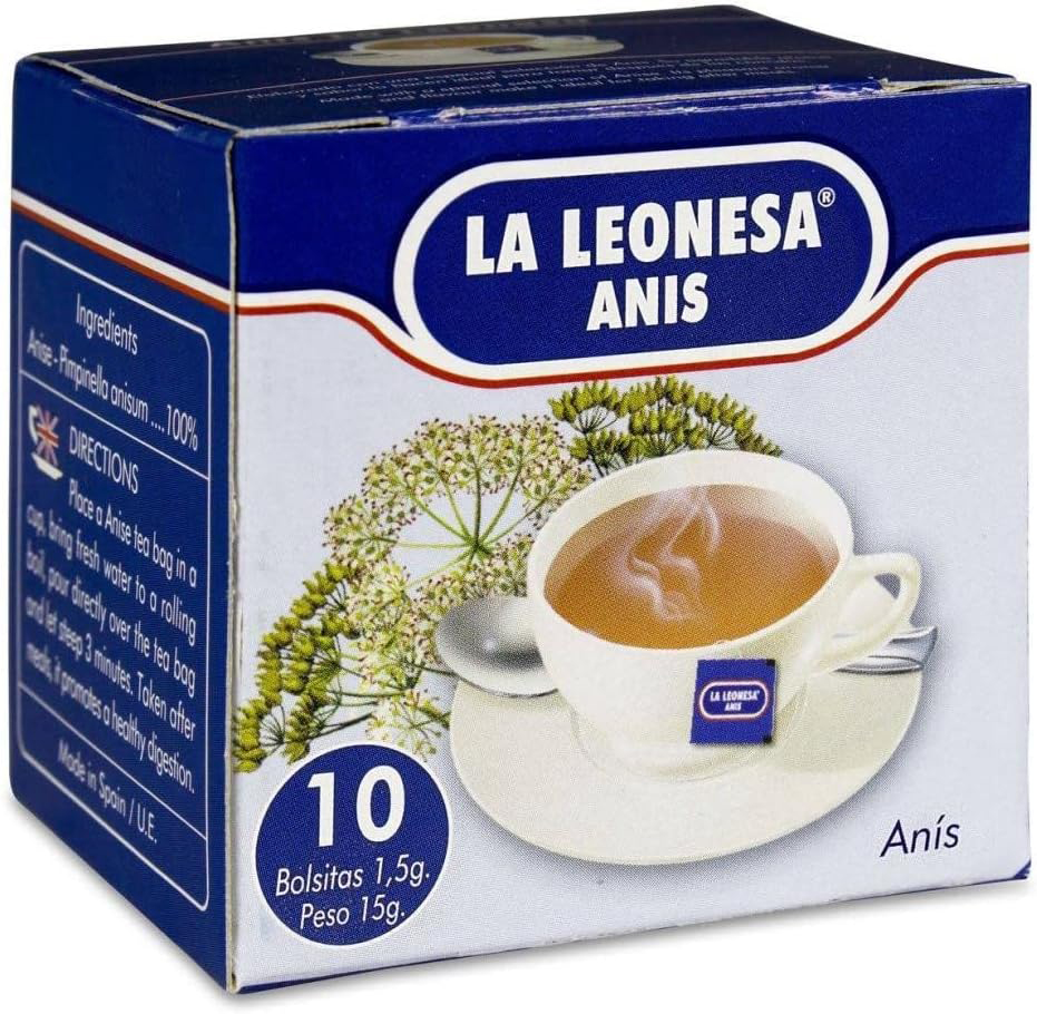 Herbata ziołowa La Leonesa Aniseed 10 stz (8470003495974)