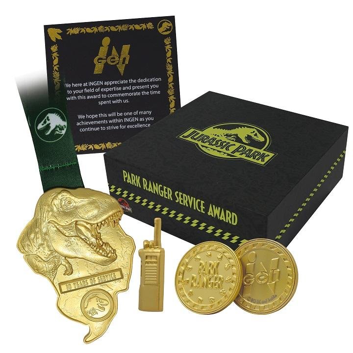 ZESTAW PREMIUM BOX JURASSIC PARK RANGER SERVICE LIMITED EDYCJA