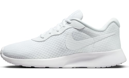 Nike Wmns Tanjun FLYEASE, Trampki damskie, Biały/Biały-White-Volt, 36.5 EU, Biały biały wolt, 36.5 EU