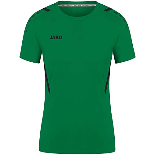 JAKO Damska koszulka Challenge sportowy zielony/czarny 36