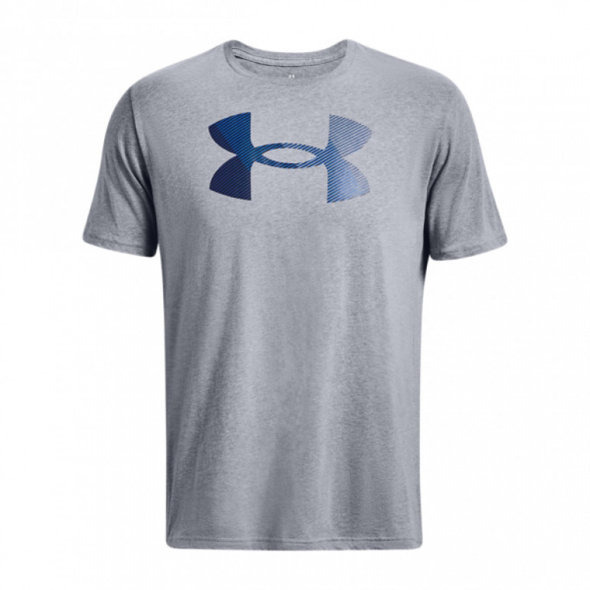 Męski t-shirt z nadrukiem Under Armour UA Big Logo Fill - szary - UNDER ARMOUR
