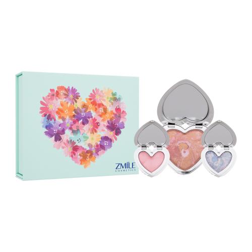 ZMILE COSMETICS Sweethearts Pastel Love Zestaw róż 6,3 g + cień do powiek 2,3 g + błyszczyk w kremie 1,1 g