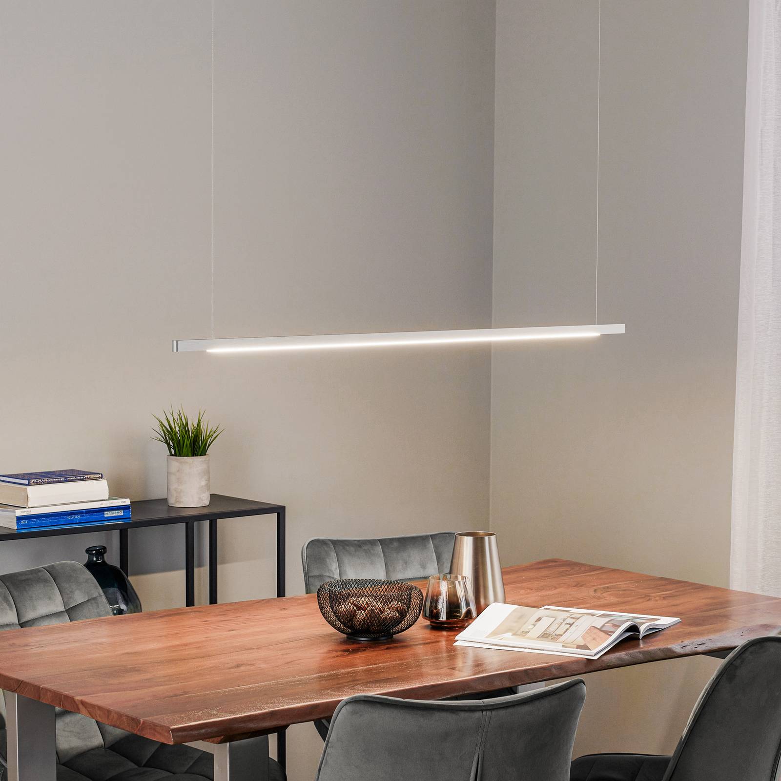 Quitani Talon żyrandol LED aluminium eloxal 24W