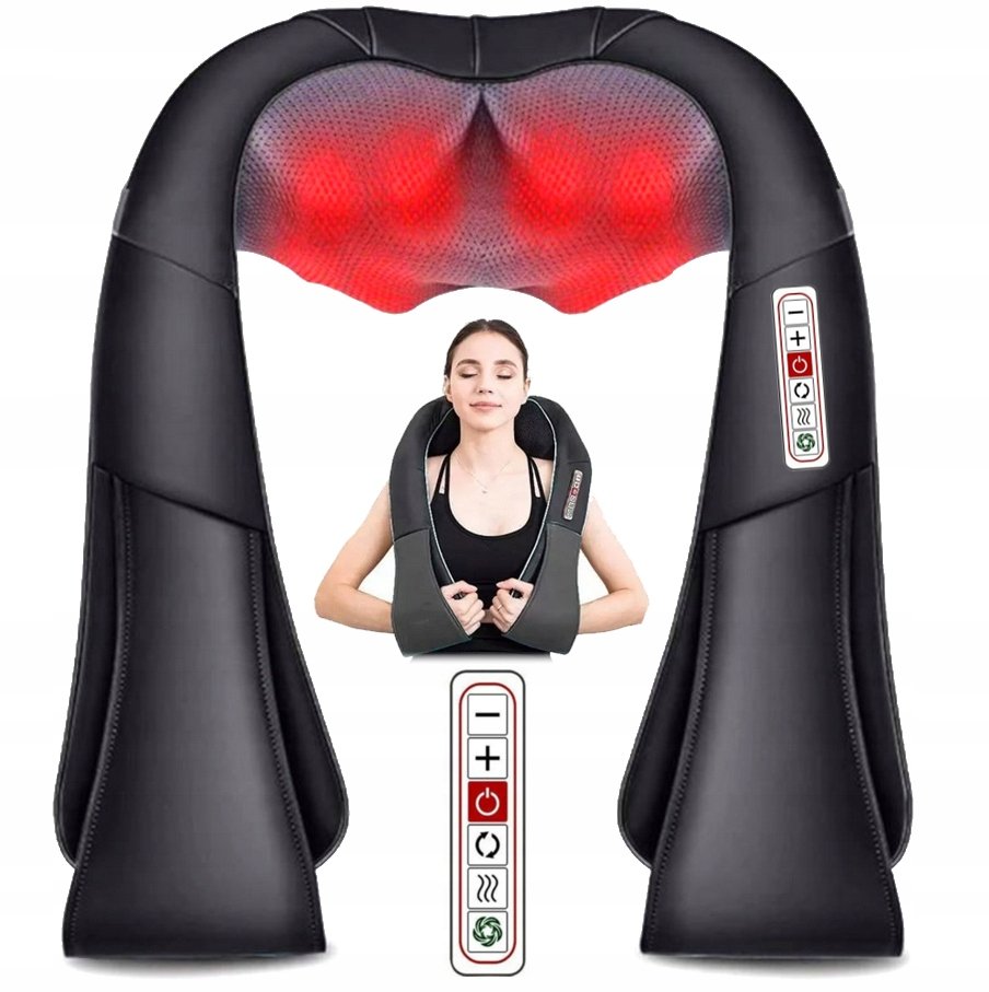 MASAŻER DO SZYI KARKU RAMION SHIATSU NA PLECY CIAŁO KARK CAR & HOME