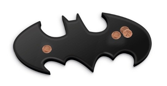 Tacka na monety z logo DC COMICS BATMAN
