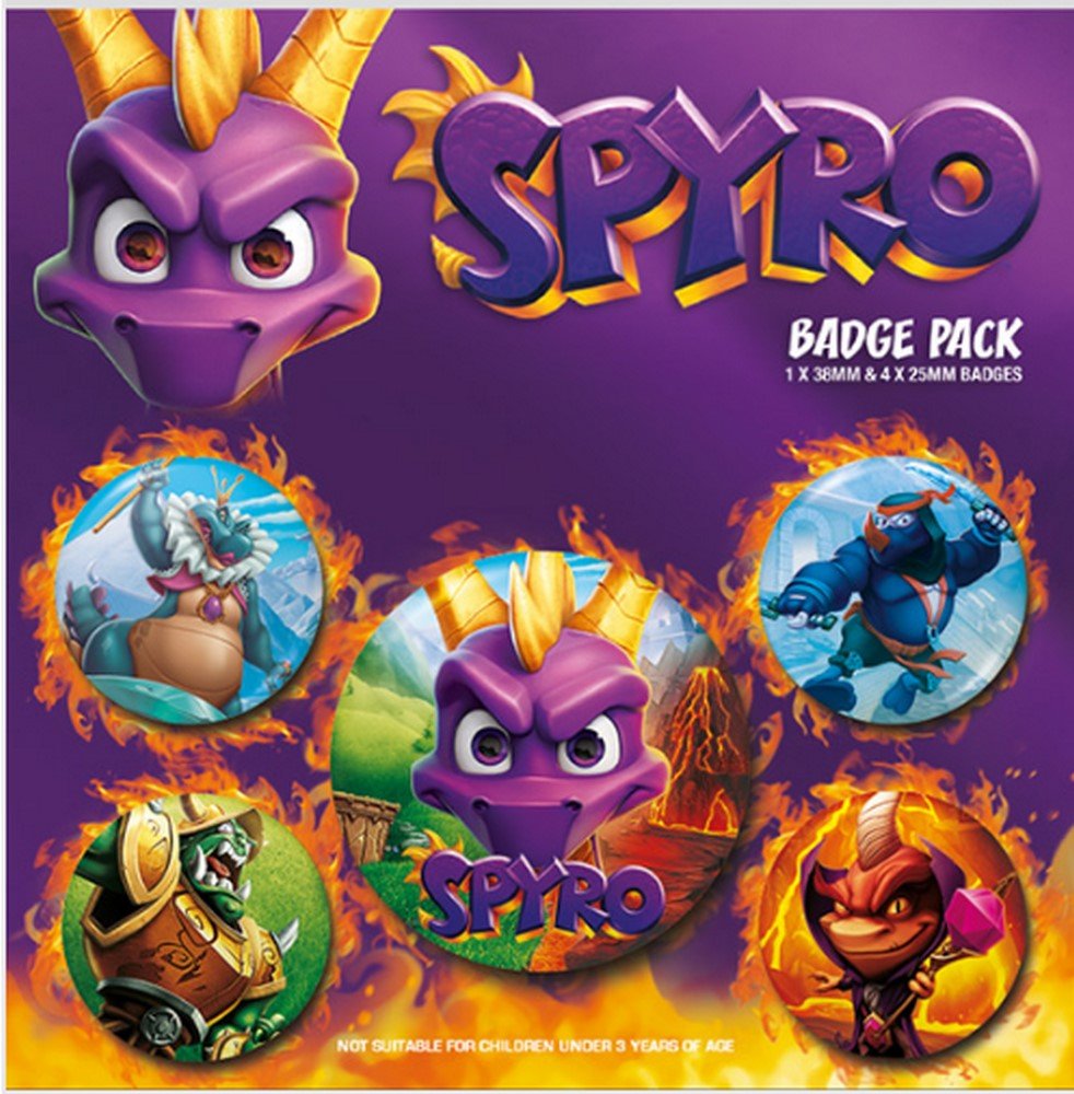 ZESTAW ODZNAK SPYRO