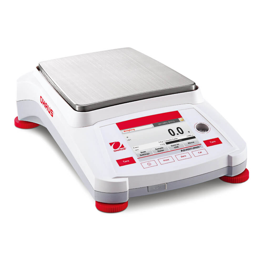 OHAUS AX Adventurer AX12001/E, 12000g, 0,1g - waga precyzyjna z dotykowym wyświetlaczem