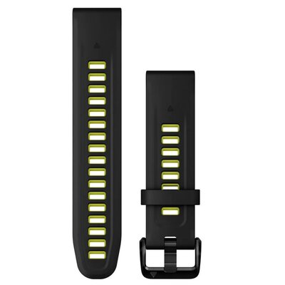 Garmin QuickFit 20 silikon (czarny/limonkowy)