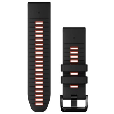 Garmin QuickFit 26 silikon (czarny/czerwony)
