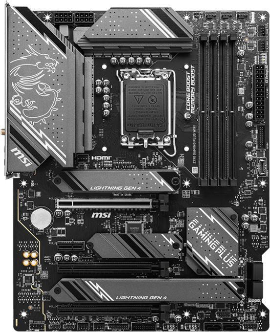 Płyta główna MSI Z790 GAMING PLUS Wi-Fi (s1700, Intel Z790, PCI-Ex16)