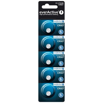 5 x bateria litowa mini everActive CR927