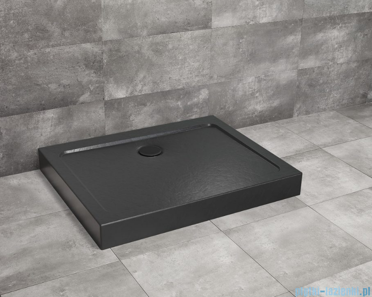 Radaway Doros D Compact Stone brodzik 110x80 czarny SDRD1180-05-54S