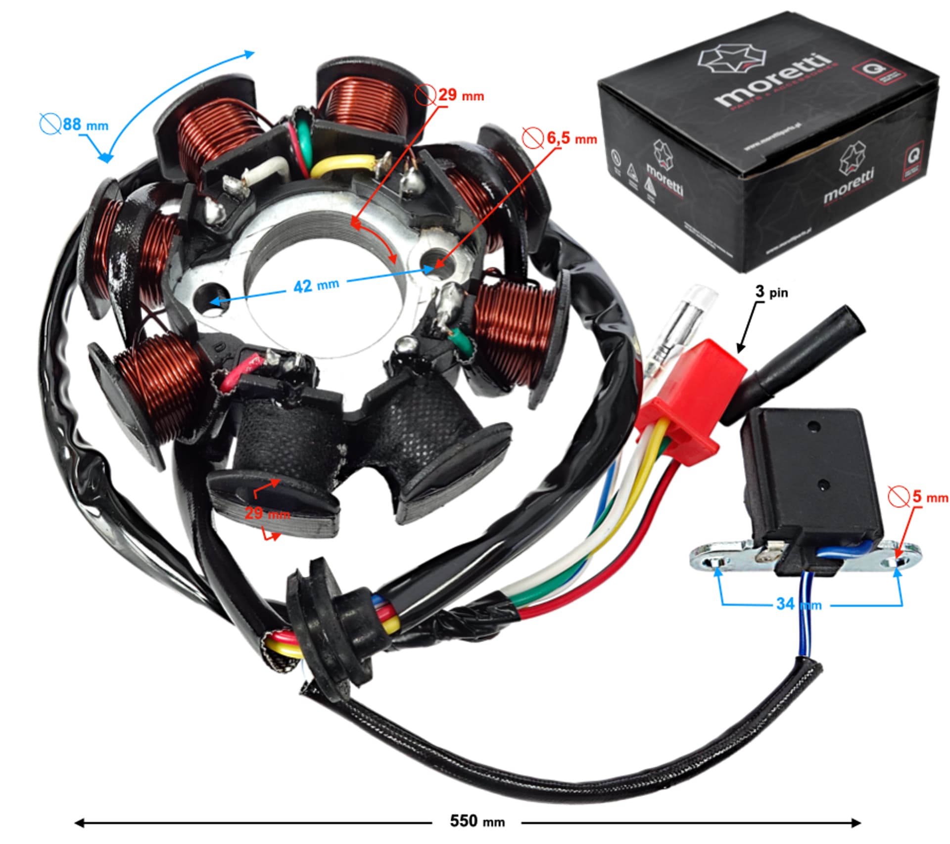 Iskrownik do skutera Huragan 5