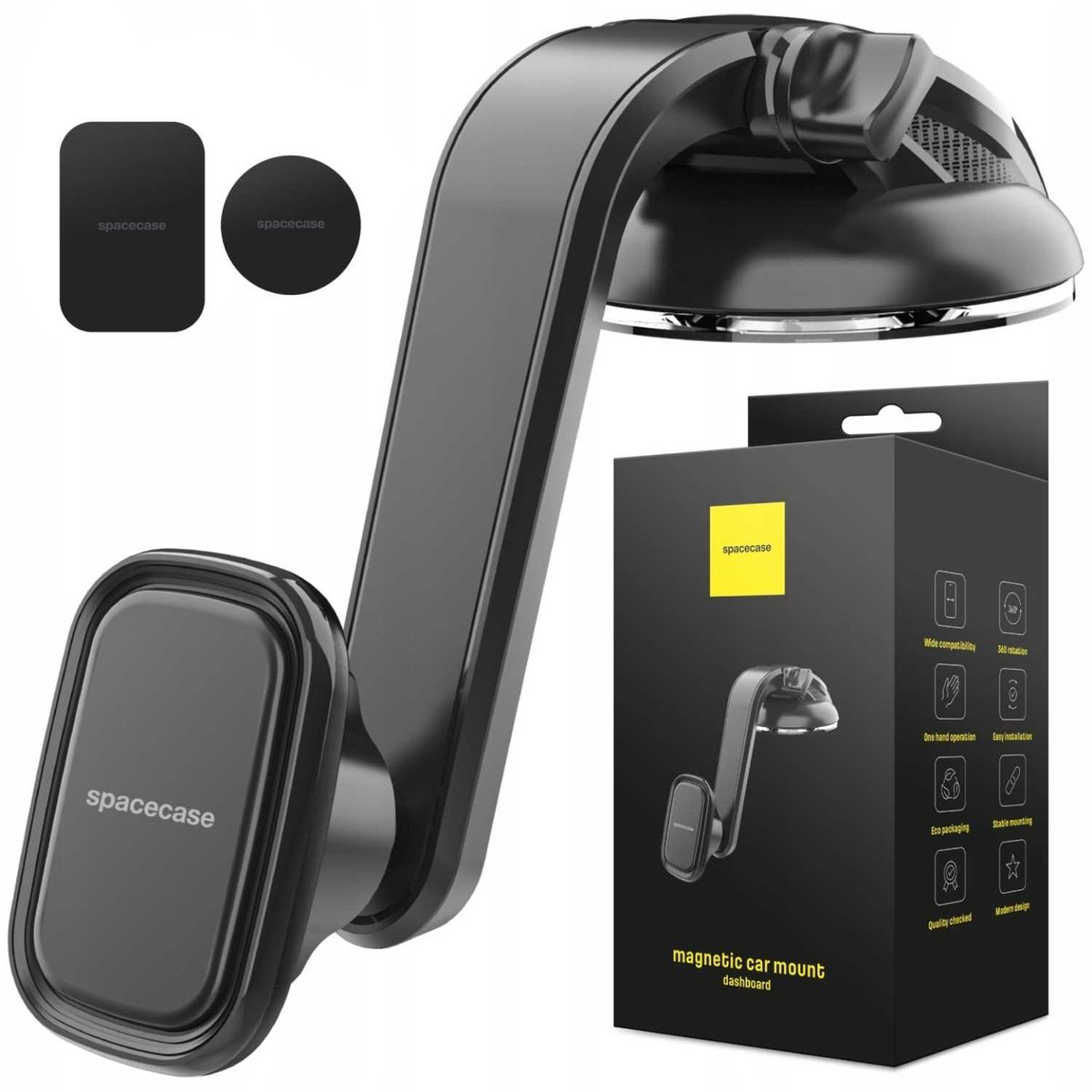 SC CAR HOLDER SC11 DASH MAGNETIC BLACK