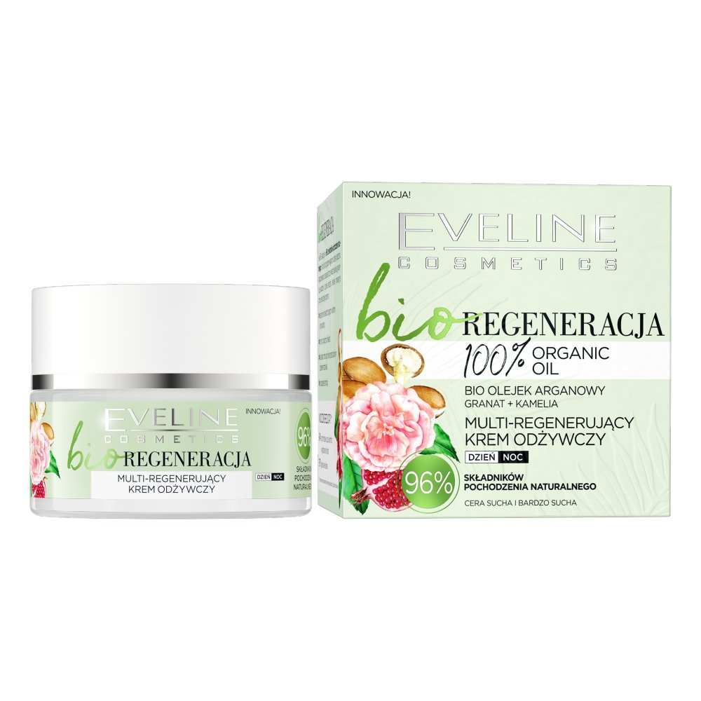 Eveline Cosmetics, Bio Regeneracja, Multiregenerujący Krem Odżywczy, 50 Ml