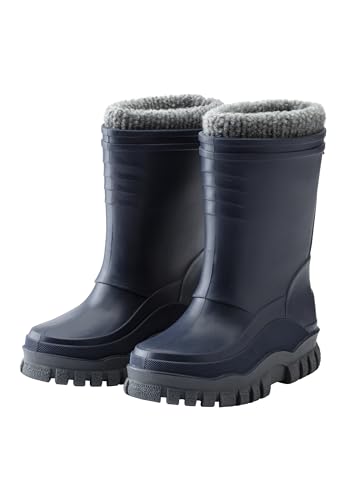Sterntaler Unisex dziecięce kalosze z wyjmowanym butem wewnętrznym, morski, 27 EU