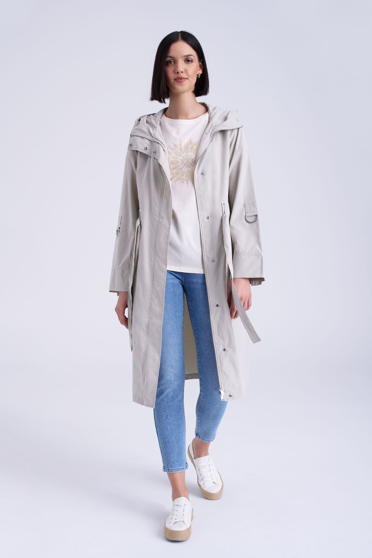 Parka w kolorze jasnobeżowym - Greenpoint