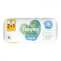 Pampers Harmonie Aqua Chusteczki nawilżające dla dzieci 3 x 48 szt.