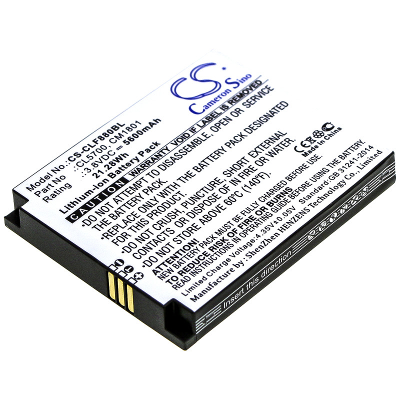 Cilico F880 / CL5700 5600mAh 21.28Wh Li-Ion 3.8V (Cameron Sino)