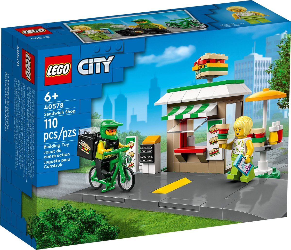 LEGO City klocki Sklepik z kanapkami 40578