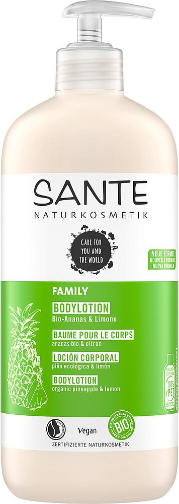 Sante, Balsam Do Ciała Z Organicznym Ananasem I Cytryną, 500ml