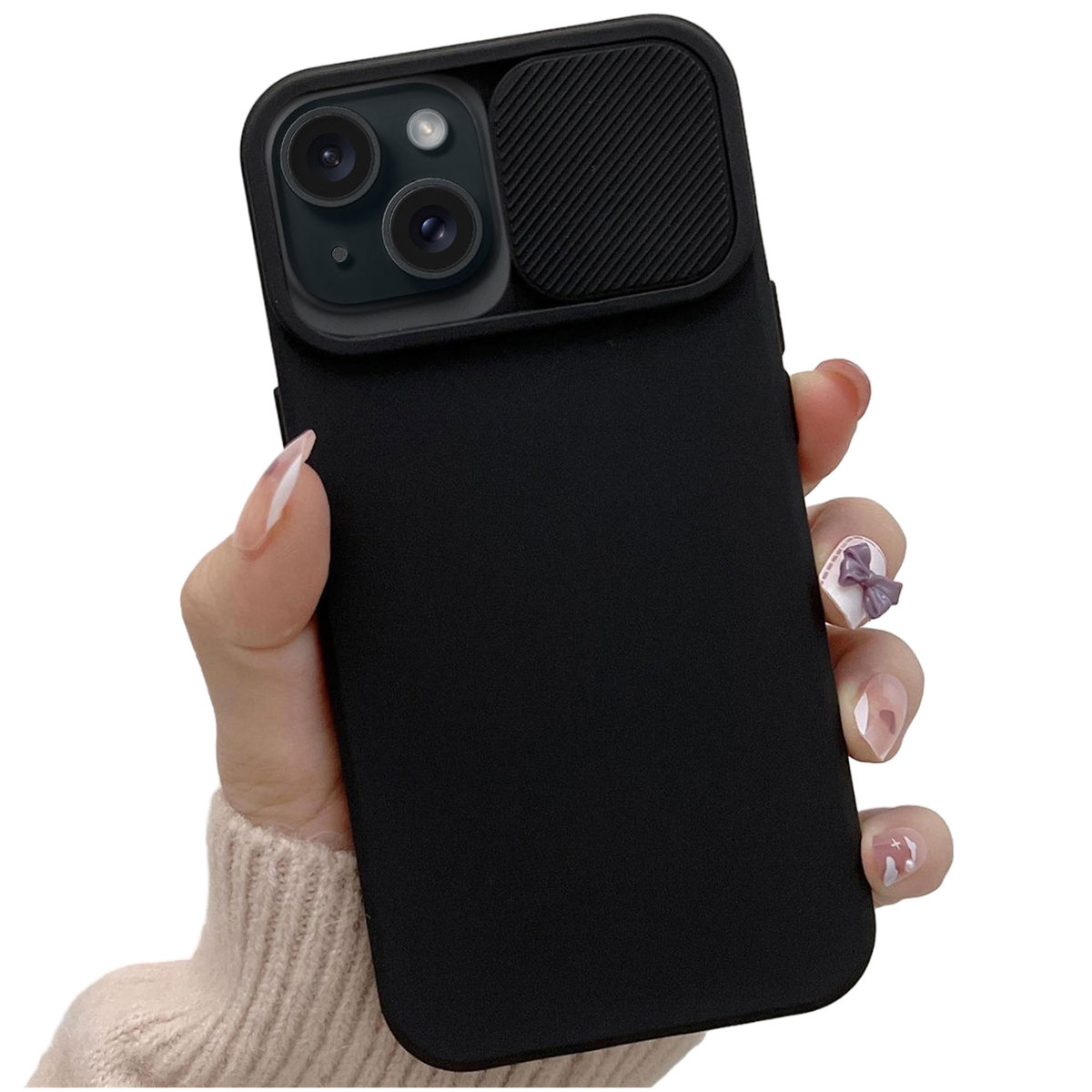 Фото - USB-ґаджет Alogy Etui do iPhone 15 Plus Slide Case z osłoną na obiektyw aparat obudowa mato 