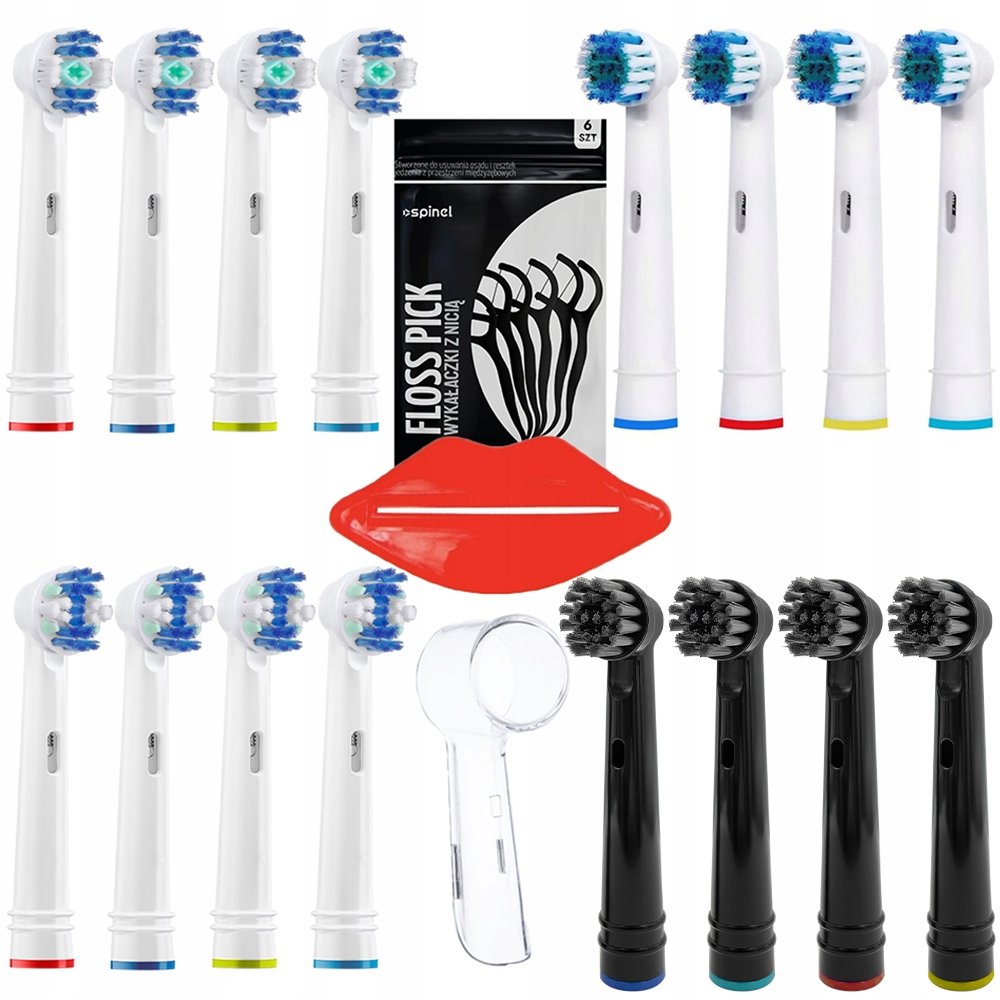 Końcówka do szczoteczki elektrycznej Oral-B Floss x4 3D White x4 Precision czarne x4 Precision x4