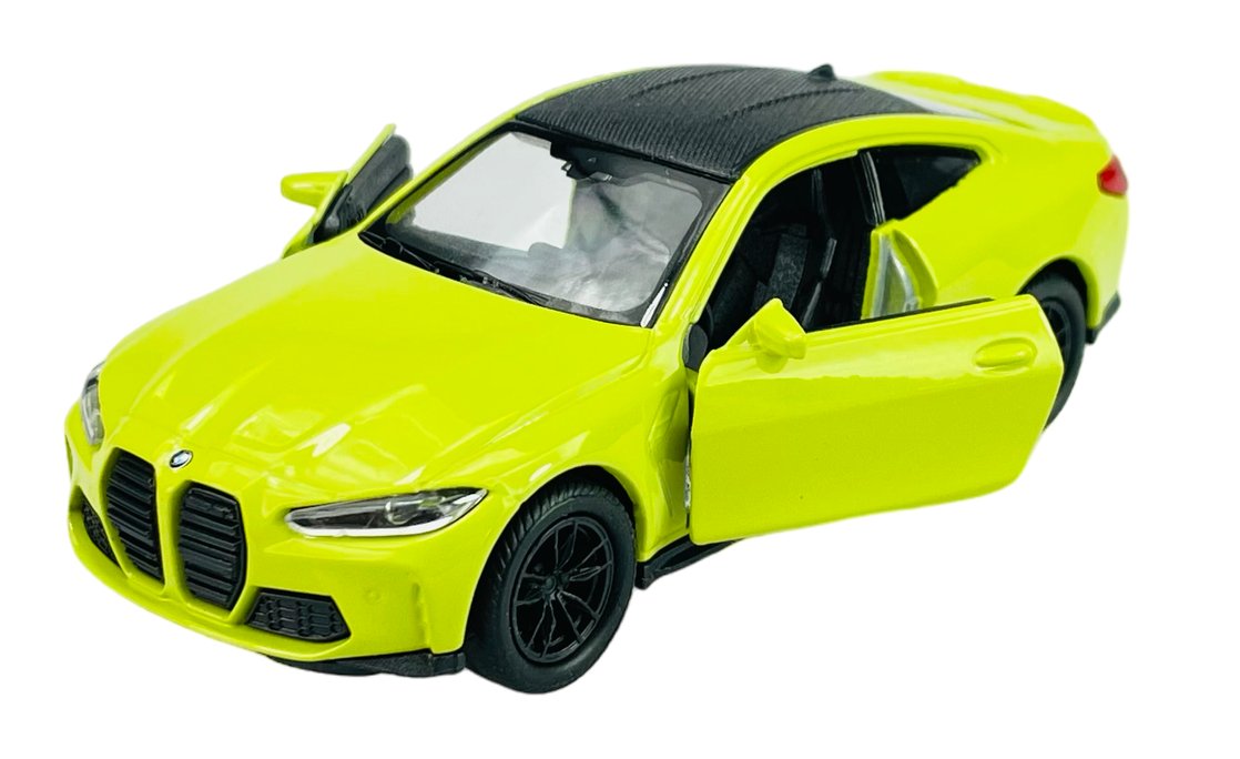 Welly Bmw M4 G82 Zielony 1:34 Samochód Nowy Metalowy Model