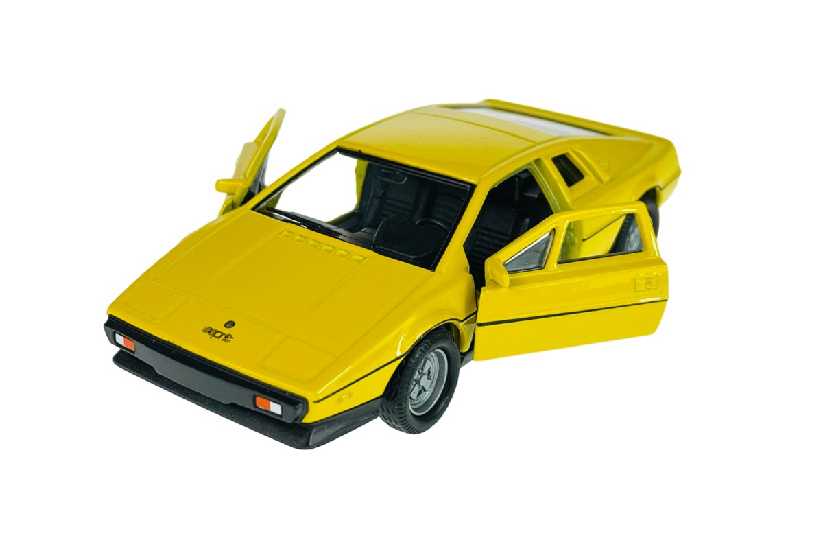 Welly Lotus Esprit Type 79 Żółty 1:34 Samochód Nowy Metalowy Model