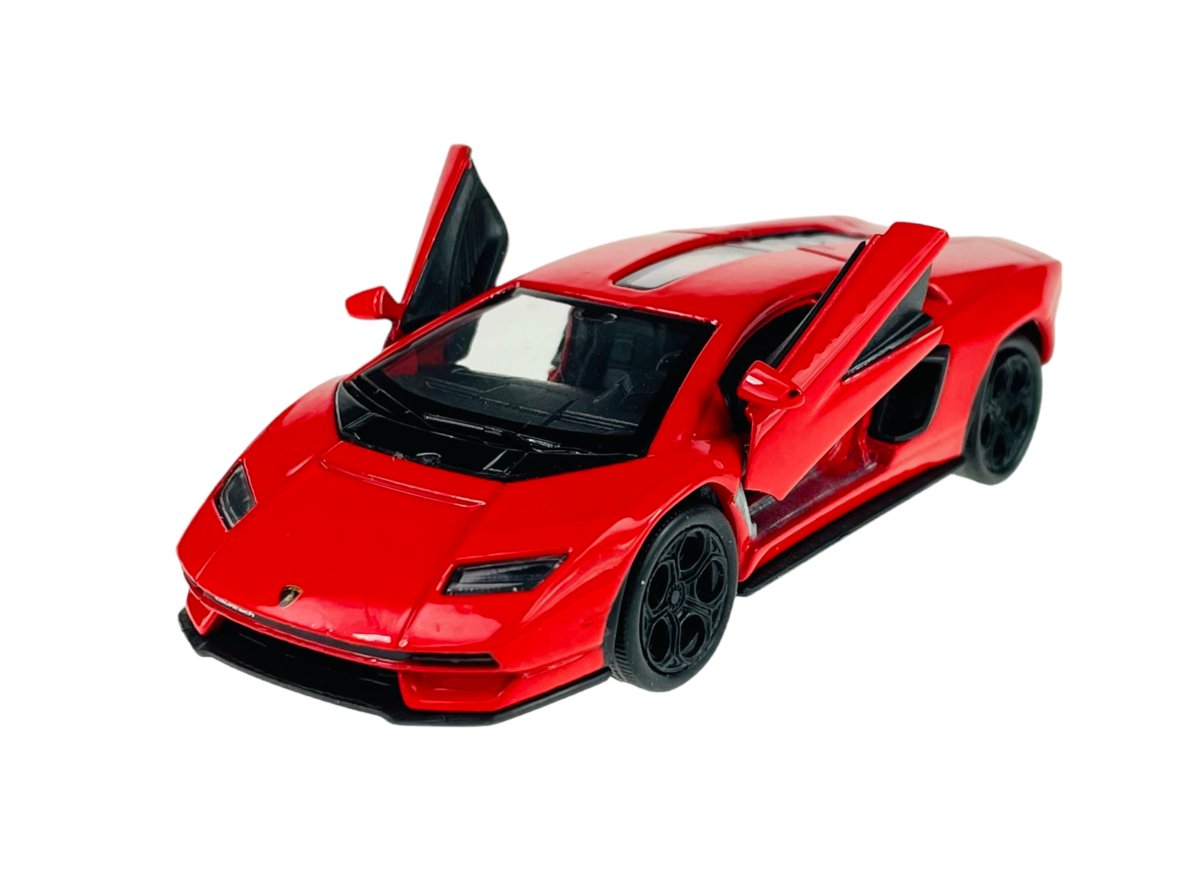 Welly Lamborghini Countach Lpi 800-4 Czerwony 1:34 Samochód Nowy Metalowy Model